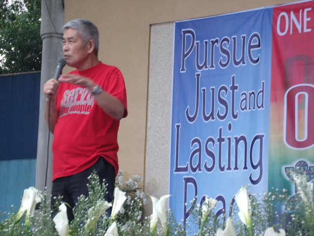 Fr. Joe Dizon was an activist who was devoted to his vocation, and a priest who was committed to his activism (Photo from bulatlat.com)